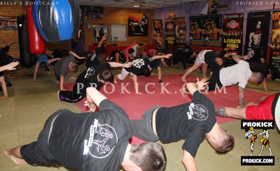 Press-ups at Bootcamp Belfast