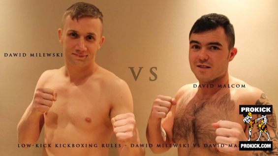 Dawid Milewski squares off with David Malcom