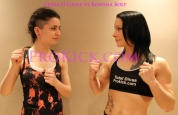 Rowena Faced Ceara at weigh ins