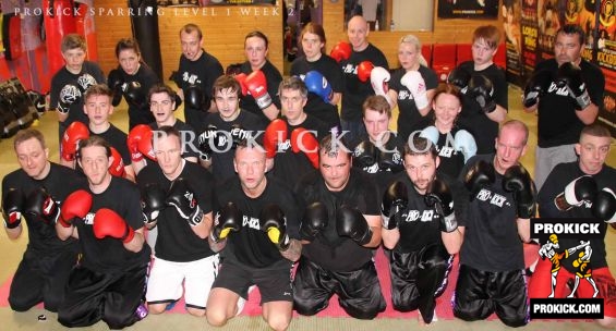 Group-shot week 2 done as ProKick's sparring continued