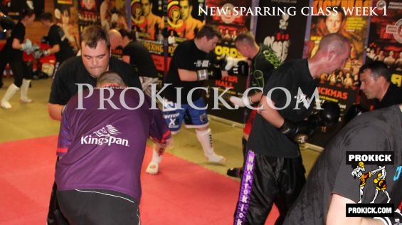 Group sparring floor