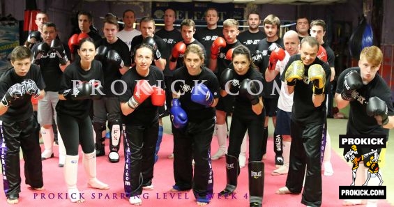 week four sparring Group shot