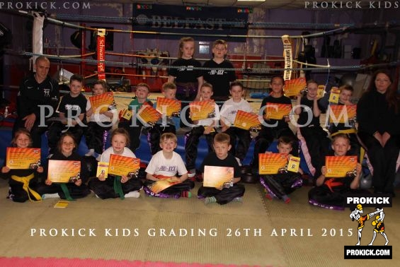 Kids group photo with assistant instructors