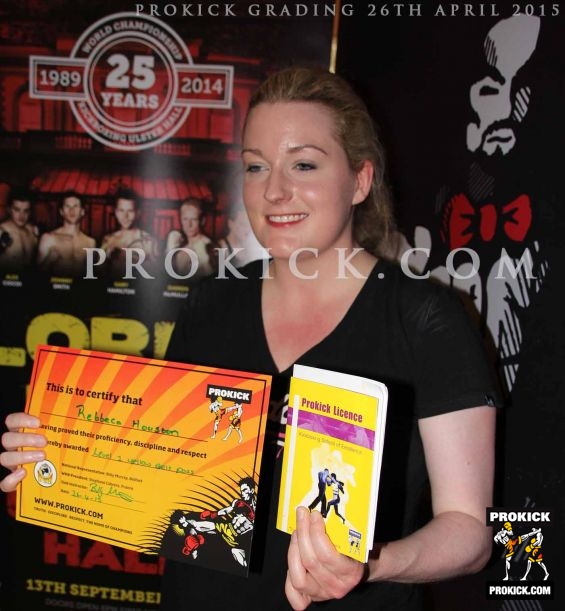 Rebbeca houston new prokick yellow belt