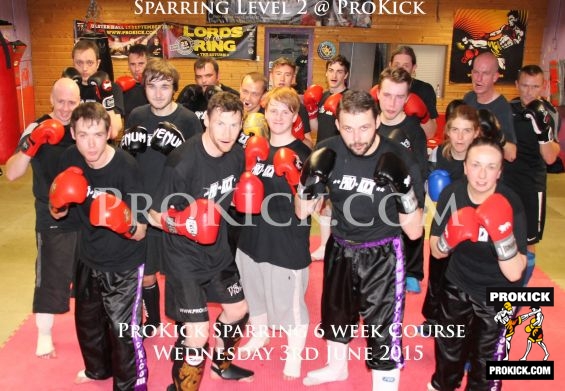 Kickboxing week1 level 2 sparring course