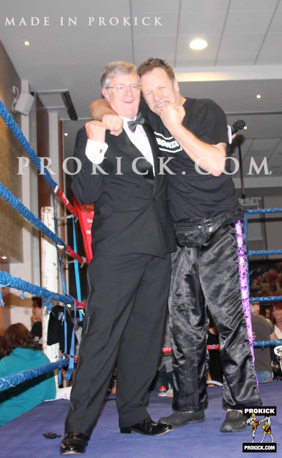 Gary Gillespie MC with Master Murray