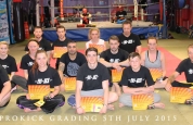 New ProKick Orange Belts pictured with Instructors