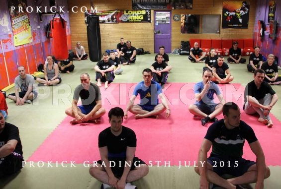 Students sitting ready for grading
