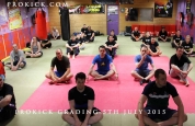 Students sitting ready for grading
