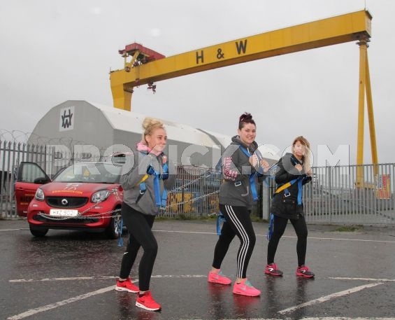 Company car pullers at Belfast's shipyard