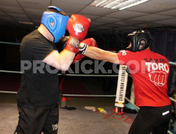 boxing training at the ProKick gym