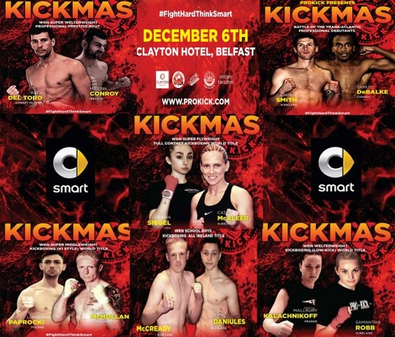 All fighters for KICKmas 2015 