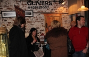 Coffee time at Olivers in Belmont