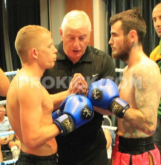 Mikey Shields ready with James Dumphy