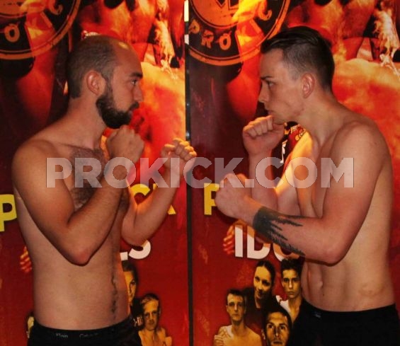 Weigh-in Donaghy-bell Vs Mariusz Chlebowshi