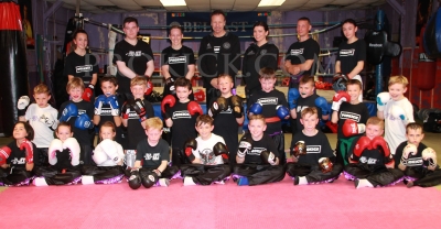 ProKick Kids all taking part at the Ards Event
