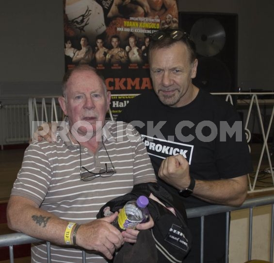 Dave Gracey with Billy Murray at event 