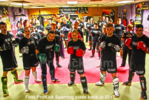 First sparring class at to ProKick in 2017