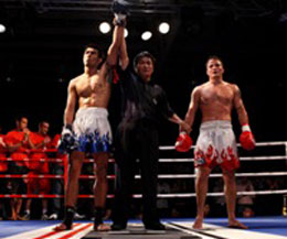 The First Match was between - Trevor Smandych (Canada) and Naruepol Fairtex (Thailand)