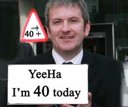 Brendan Thompson YES I am 40 today