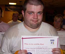 Big well done to Chris on passing his Orange belt.