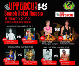 Four ProKick fighter will compete on this international -  Karl McBlain, Johnny Smith, Ursula Agnew and Peter Rusk