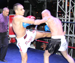 More about the tournament later – but SaiDame from Osman's Gym in Belgium went on to win the 4 man K1 style event.