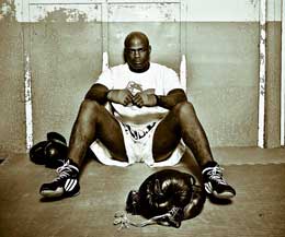 K1 Kickboxing Legend Ernesto Hoost at the Prokick gym in Belfast