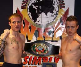 Gary Fullerton and Scotland’s Lee Cooper for the WKN Celtic nations Light welterweight crown. Lets hope it is on again!