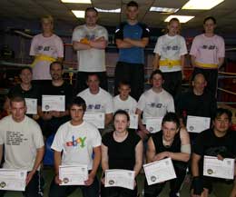 Congratulations to all the adult members who passed their Kickboxing grades.