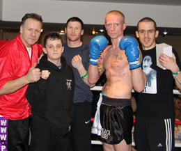 The team after the last punch was thrown - Two out of three isn't bad