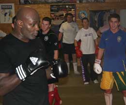 Master Hoost was in Belfast at the ProKIck Gym teaching a master Class in Kickboxing - Mr Hoost was also in Galway on Sunday taking a class at Ken Horan's gym.