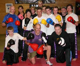 Brother John wth the Prokick 7pm class, the last Prokick class before the July break