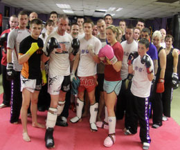 Ken Horan on the road again  he hits the ProKick Gym as part of his preparation for his big fight in May