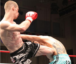 Loris 'The Blade' Audoui is hot demand - seen landing a kick that won him another WKN world title