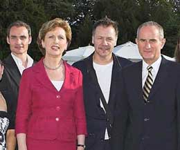 The Irish President Mary McAleese sent a personal message of support to the launch - The President,  pictured here in Dublin when the world of kickboxing were invited