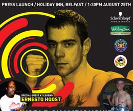 Fight of the year is on - Belfast's Gary Hamilton and London's Marty Cox Jr will come face-face