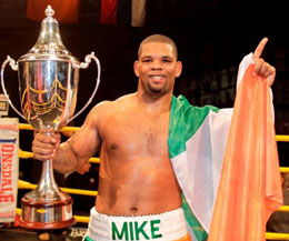 The International heavyweight Prizerfighter Champion - Cork's Mike Perez