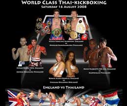 Muaythai Legends Results from Fairfield Halls, London