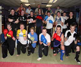 The next class starts 6pm Wednesday 25th July - Twenty signed up for the new kickboxing sparring class