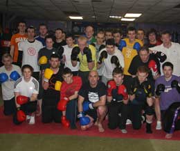 Pictured are the survivors at Boot Camp - the final day of No.3 Camp 2010 - 36 started the week and only 27 prokickers finished to see the final day.