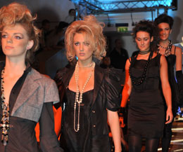 Some of the models from the Schwarzkopf team