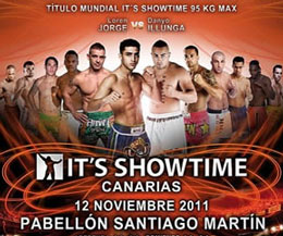 The Canary Island's are a hot-bed for kickboxing and It's Showtime put a great show on.