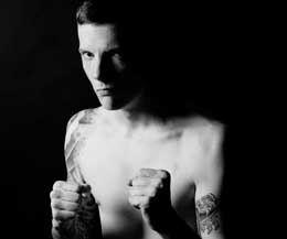 Stephen Houston latest picture which is added to his portfolio on the fighters home page, all prokick fighters will have their own page.