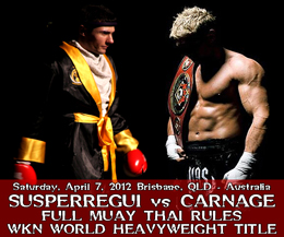 Nathan 'Carnage' Corbett is set to be in yet another WKN Heavyweight World Title Clash on April 7th 2012