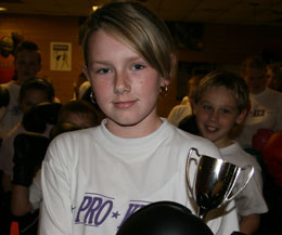 This week’ winner was blue belt 11 year-old Tory Corbett.