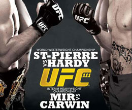 UFC 111 – Saturday, March 27th, live on Pay-Per-View from Newark, New Jersey