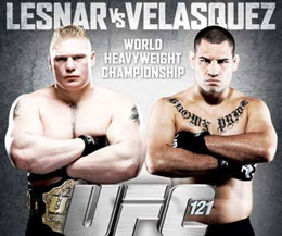 UFC 121 - there was shocks in Anaheim, California.