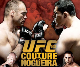 Randy Couture was beaten by Antonio Rodrigo Nogueira in UFC 102 at the Rose Garden Arena Portland