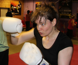 Ursula Agnew Off the Corsican Event, Pictured from when she was training in the Gym